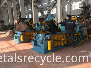 Y81q-135 Forward out Horizontal Metal Baler Scrap Aluminum Copper Steel Baler